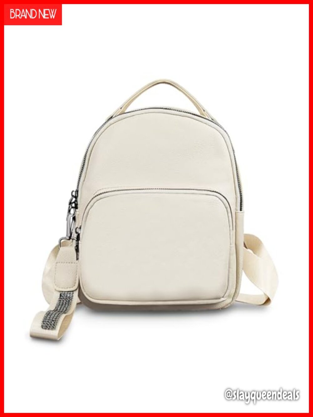 PU Leather Small Backpack for Women, Ladies Fashion Backpack Handbag with